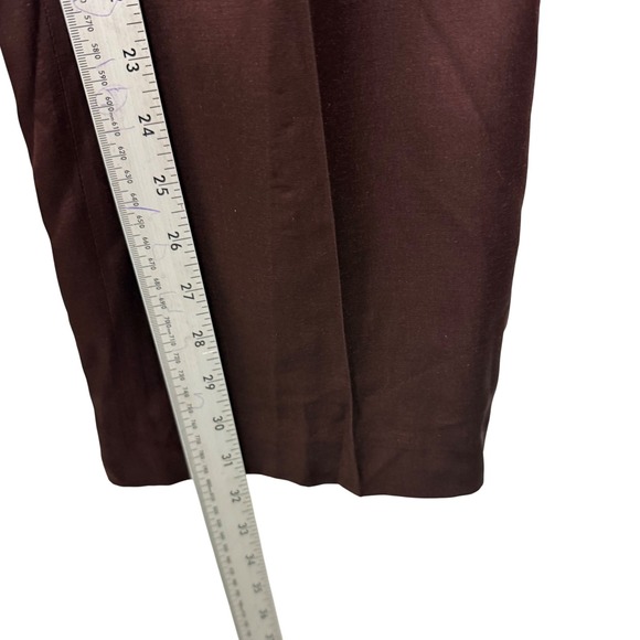 Zara Ludovic de Saint Sernin Brown Satin Flared Trousers Mens 30 0706/602/700 - Picture 10 of 10